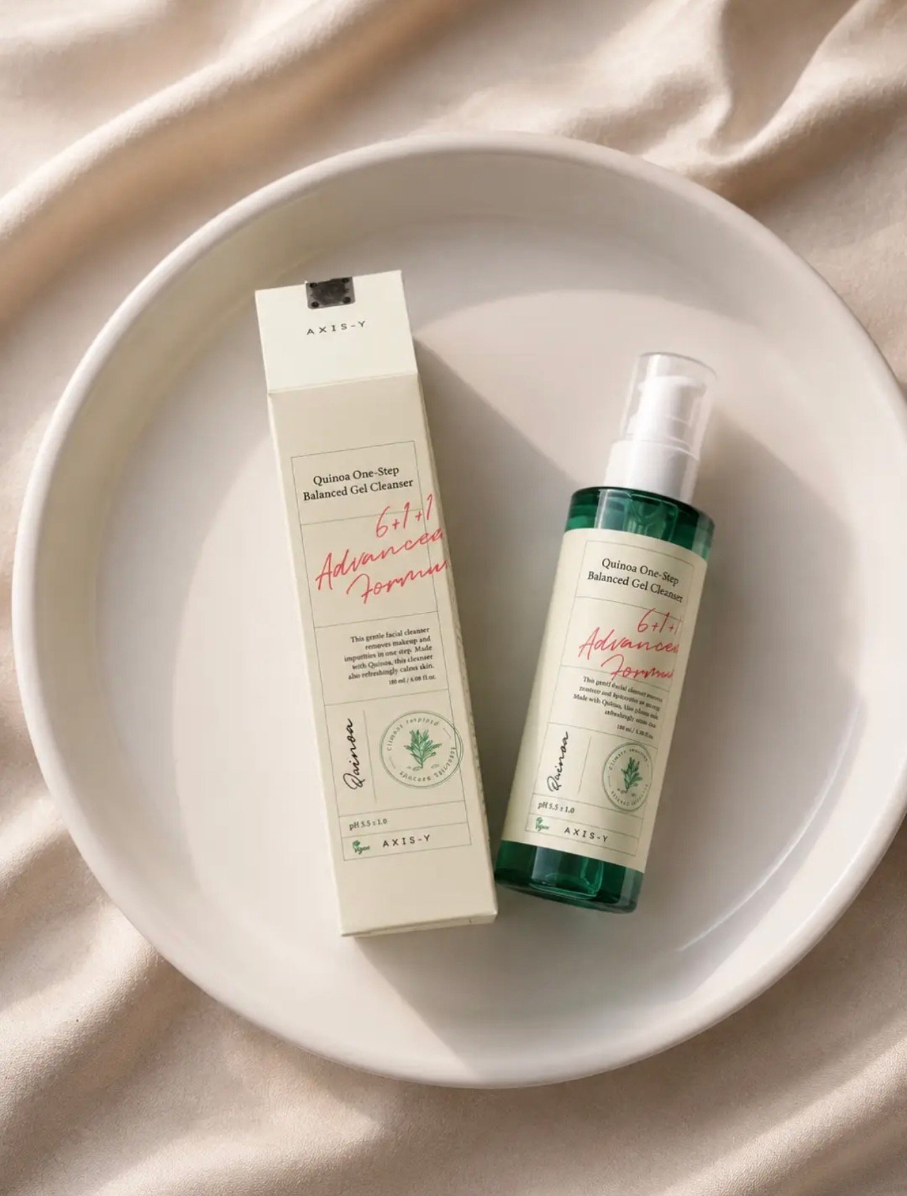 غسول AXIS-Y Quinoa One-Step Balanced Gel Cleanser بالكينوا – 180 مل - الصورة 2