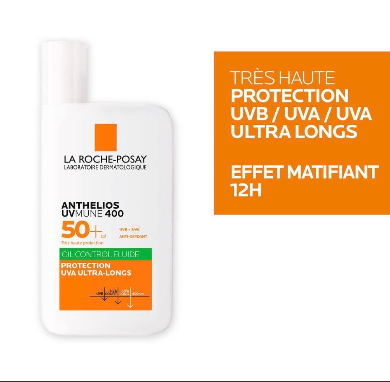 واقي الشمس لاروش بوزيه Anthelios UVMune 400 Oil Control Fluid SPF50+