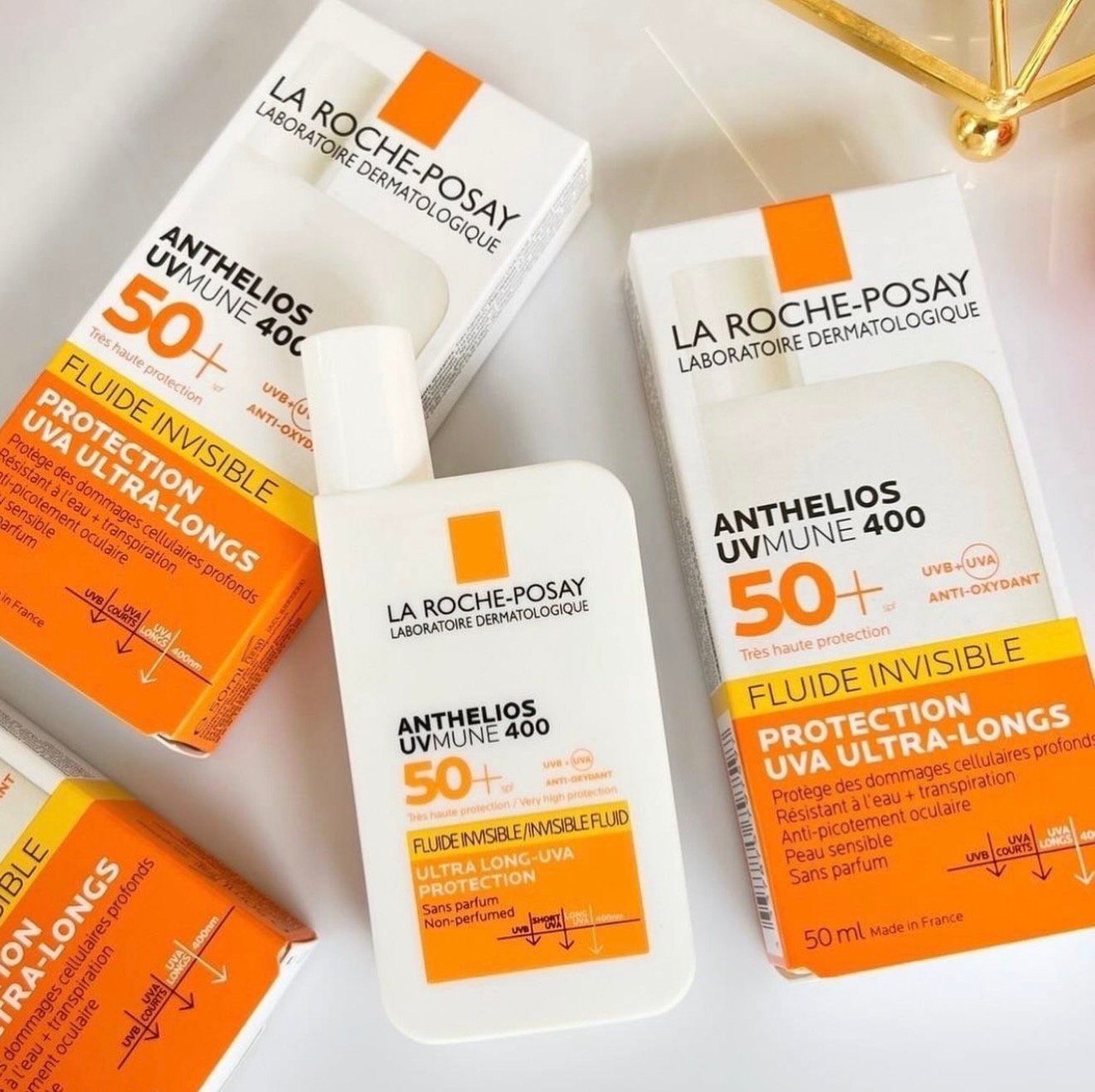 واقي الشمس لاروش بوزيه Anthelios UVMune 400 Invisible Fluid SPF50+