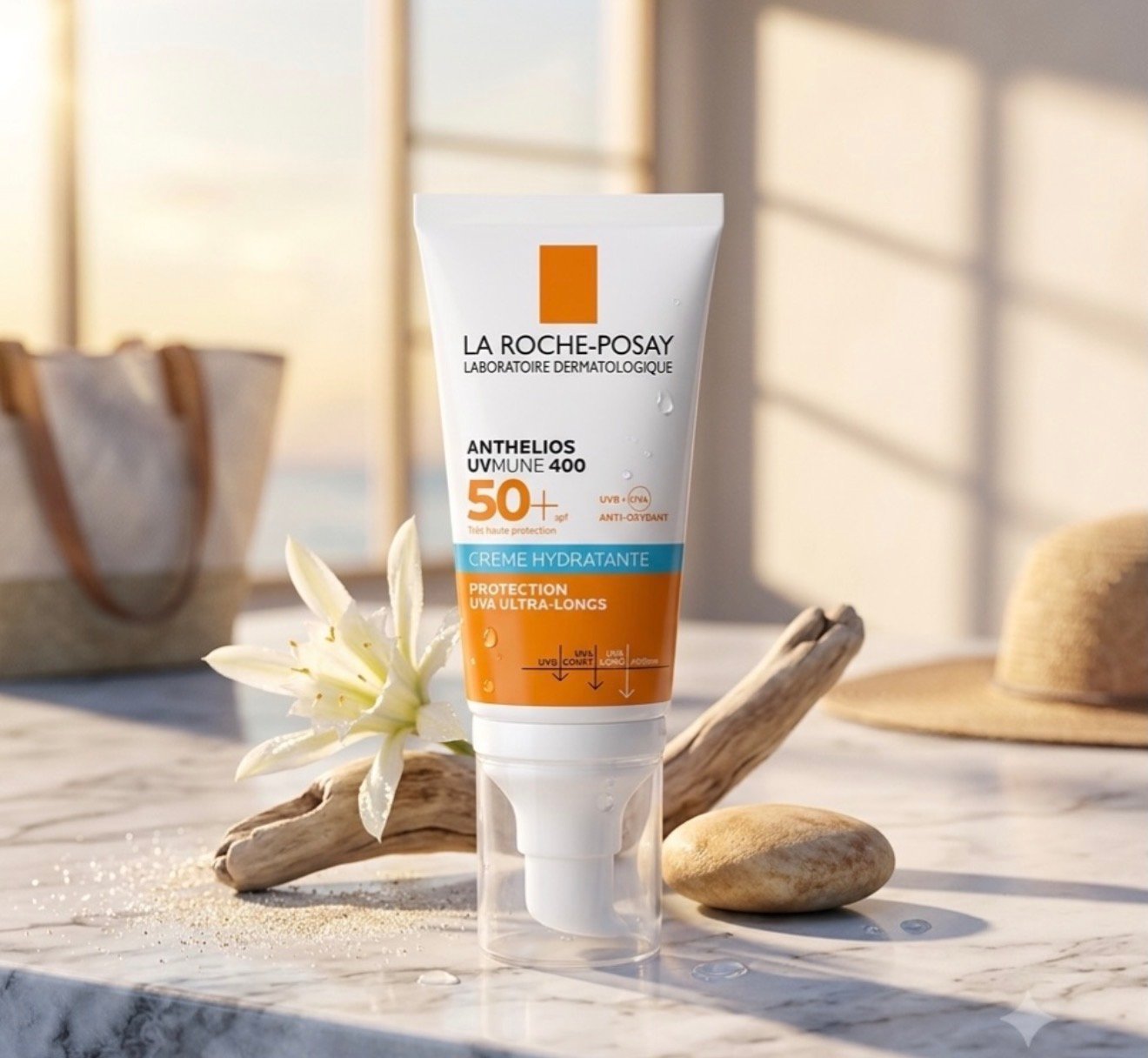 واقي الشمس لاروش بوزيه Anthelios UVMune 400 Hydrating Cream SPF50+ - الصورة 3