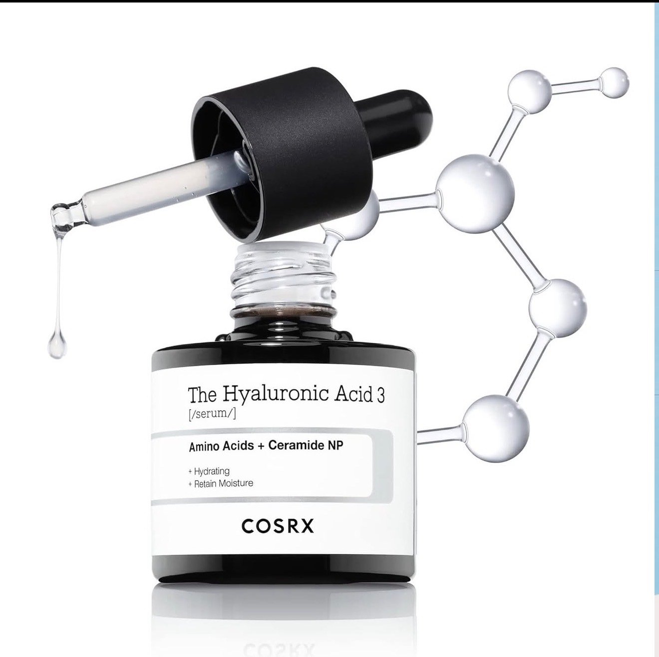 سيروم COSRX The Hyaluronic Acid 3 لترطيب البشرة 20 مل