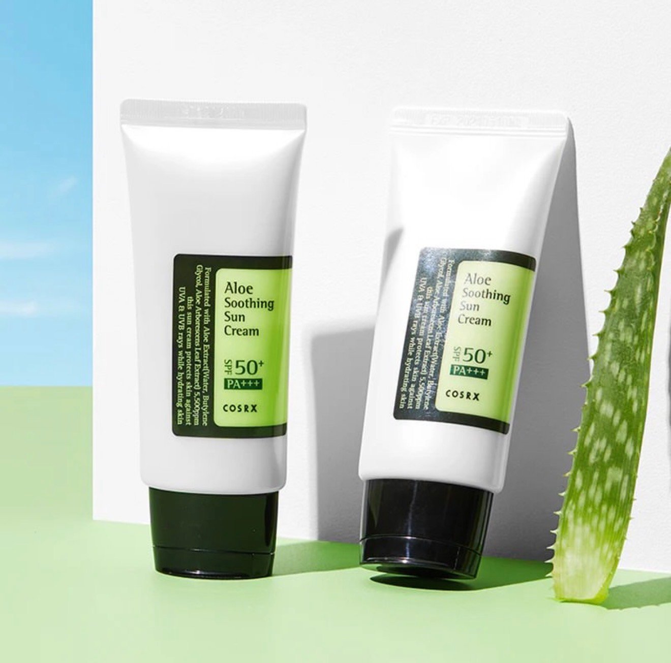 COSRX Aloe Soothing Sun Cream SPF50+ PA+++ 50ml | واقي شمس بالألوفيرا - الصورة 11