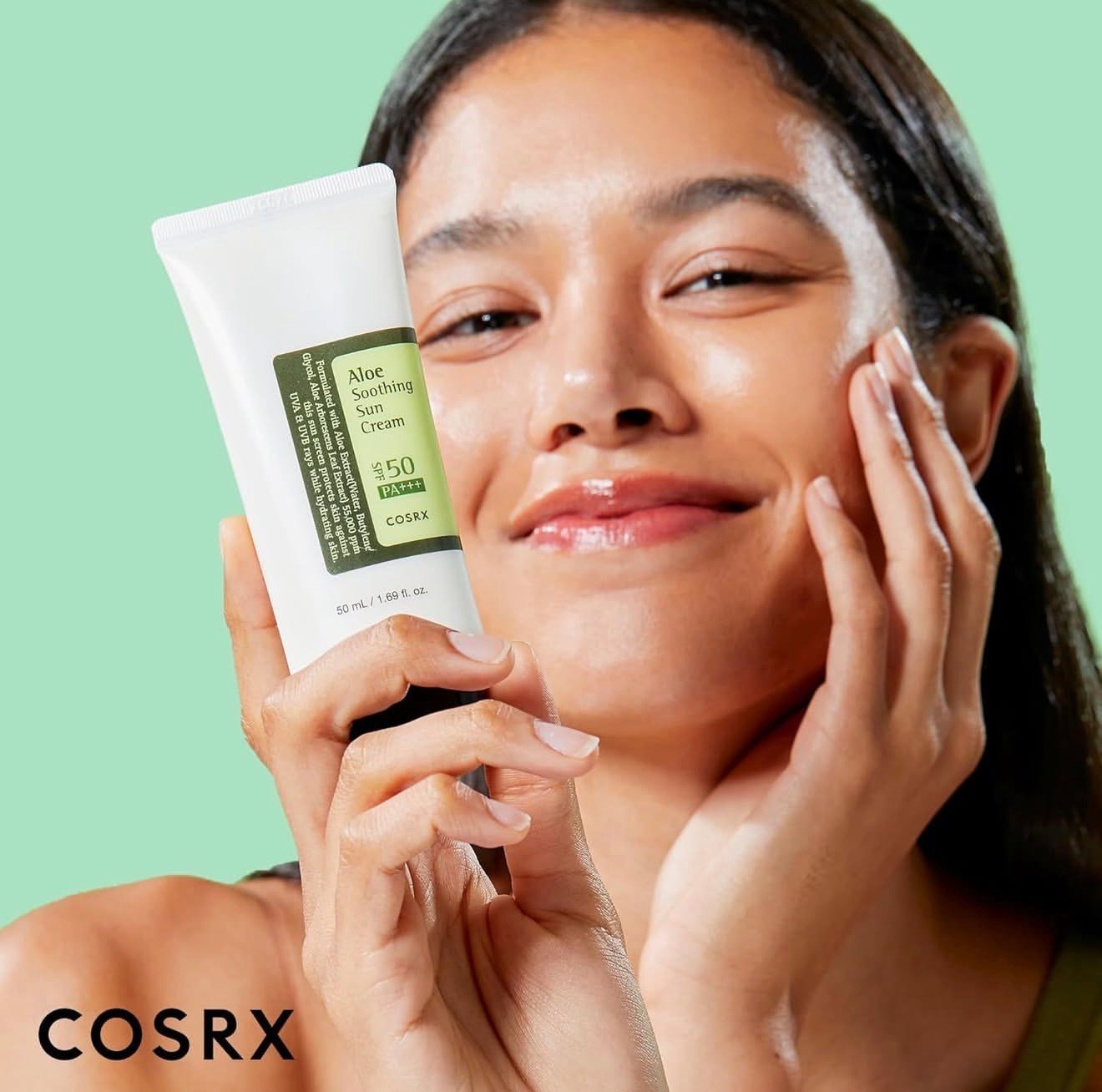 COSRX Aloe Soothing Sun Cream SPF50+ PA+++ 50ml | واقي شمس بالألوفيرا - الصورة 4