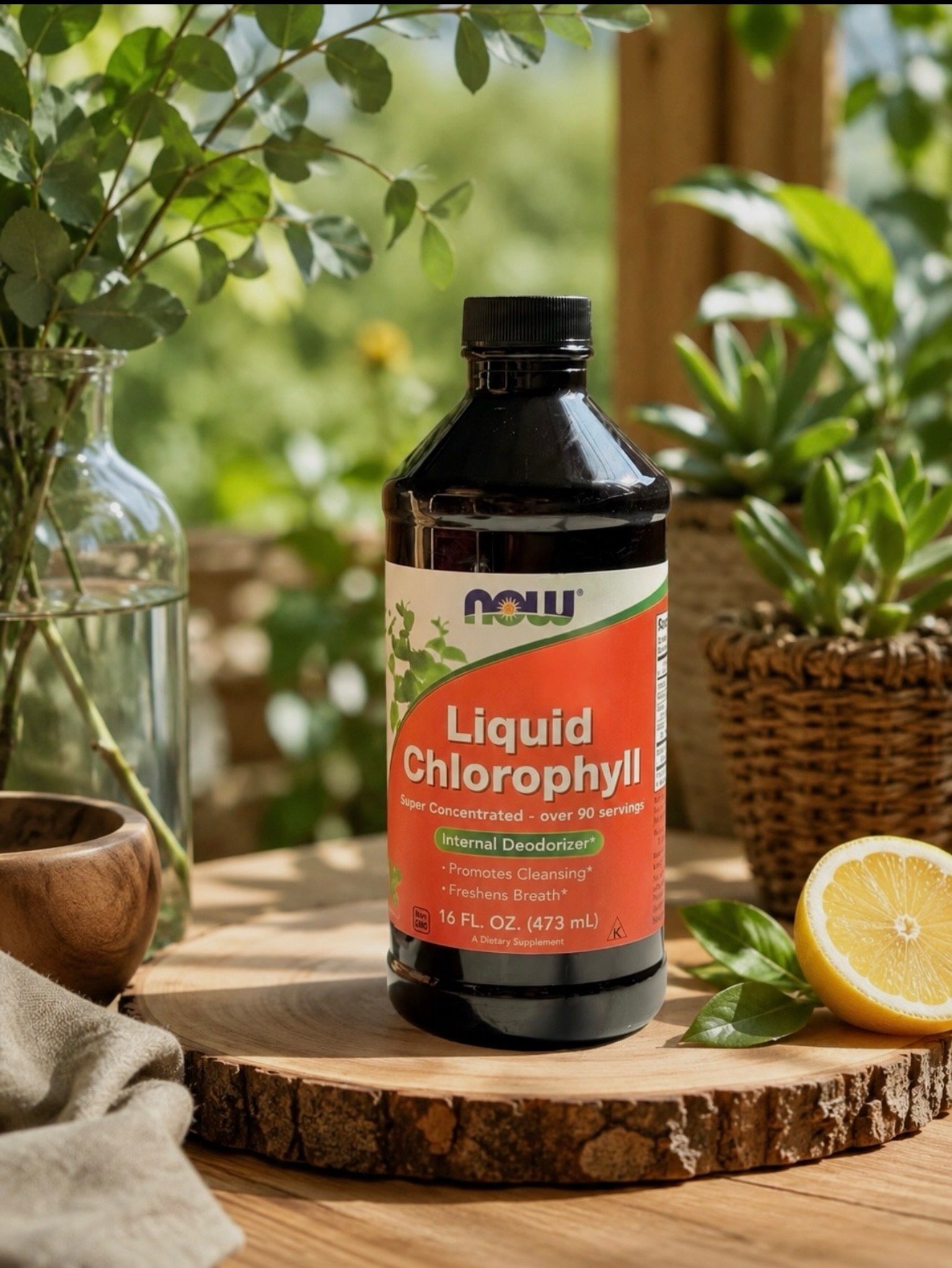 NOW Liquid Chlorophyll 100 mg 473ml - الصورة 10