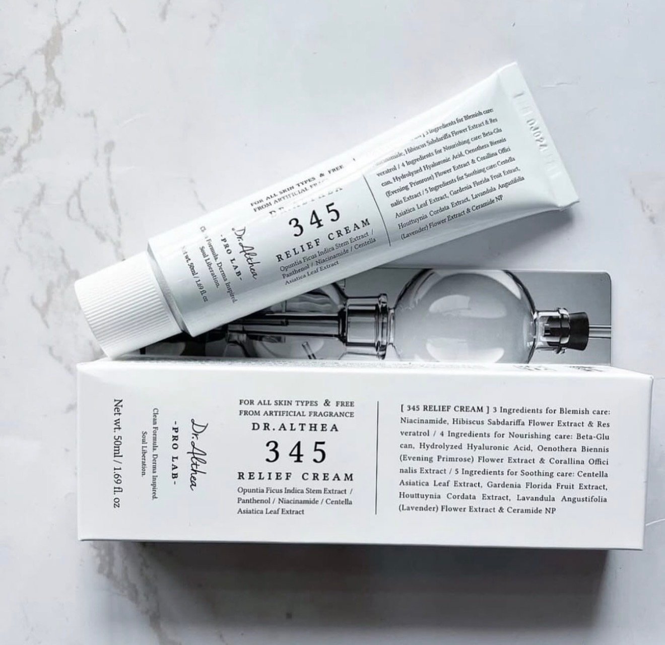 Dr Althea 345 Relief Cream - كريم مرطب ومهدئ للبشرة الحساسة 50 مل